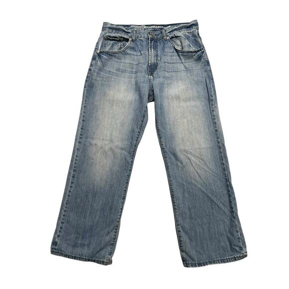 GUESS Other - Vintage Y2K GUESS Baggy Distressed Light Wash Men’s Jeans - Streetwear - size 34